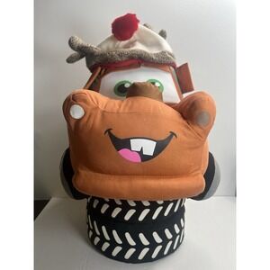Rare 18" Gemmy Tow Mater Plush on Tires 2017 Disney Pixar Cars Radiator Springs